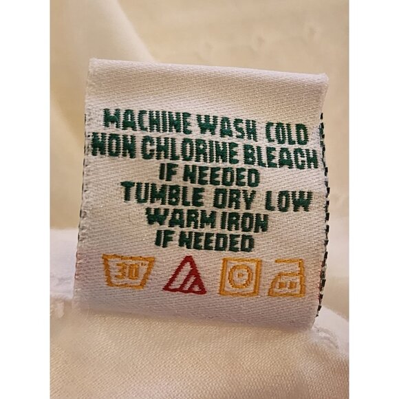 Roxy White Cotton Mini Skirt Size 5 Small – Surf Skate Y2K Festival Boho - Picture 9 of 9